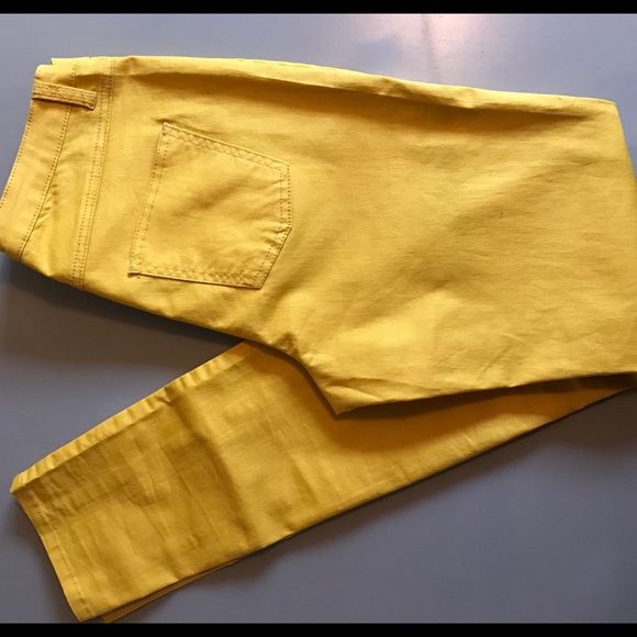 Awesome Yellow skinny jeans size 29/32 - Picture 2 of 4
